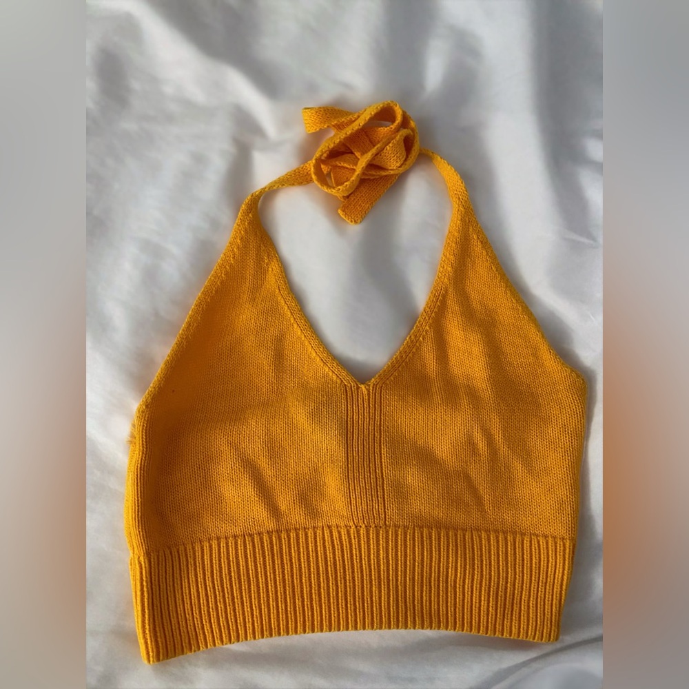 Orange top from h&m